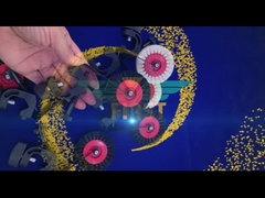 Heidelberg-Schwarz-Rad-Bürsten-Unterstützung Sm74, die verfügbare Teile Teile Soems Metalldruckt