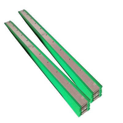 Grüne Farbe SM102 CD102 Kompatible Gummi Wasch Up Blade mit Polyurethan/Kautschuk/Stahlmaterial für Offsetdruck