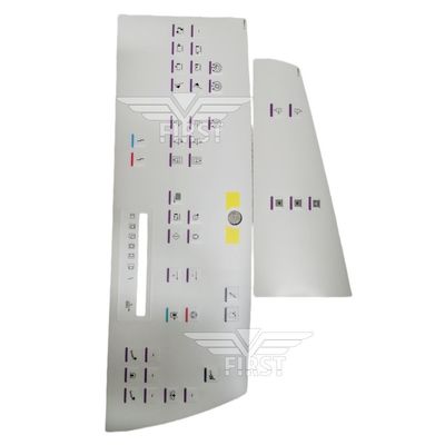 Weißfarbige Membranplatte Symbol Buchstabenetikett für Heidelberg SM102 Druckmaschine Aufkleber in 63*21.2 oder 37*15.5cm Größe