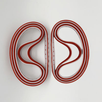 Offsetdruck-Maschinen-Teile F4.614.891f rote Saugdes gurt-245mmx10mm