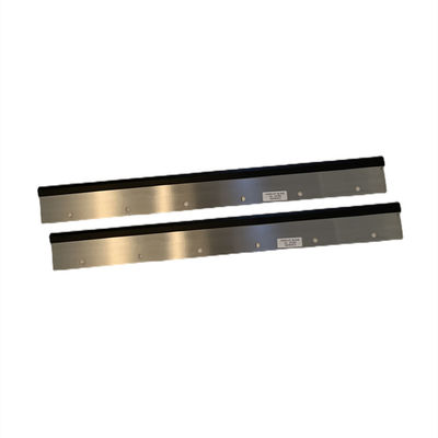 Silberne Waschklingen, 560 x 60 x 0,5 mm, Gummi/Eisen-Material für GTO52-Druckmaschinenteile