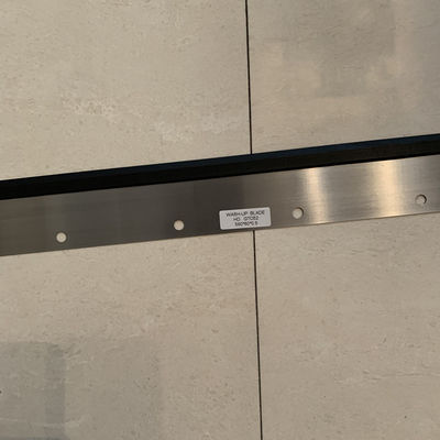 Silberne Waschklingen, 560 x 60 x 0,5 mm, Gummi/Eisen-Material für GTO52-Druckmaschinenteile