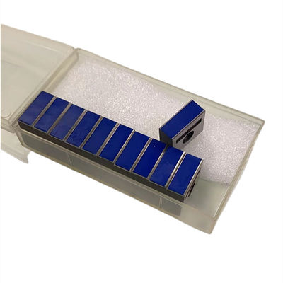 Kohlenstoffstahl Roland Gripper Pad mit blauem Gummi für Druckpresse Ersatzteile 19*18*8mm