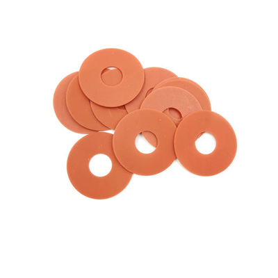 Gelbe weiße rote Gummioffsetdruck-Ersatzteile des sauger-66.028.406 38x13x1mm