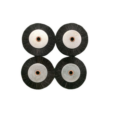 Weißfarbige harte Bürste 60x11x6mm für Roland-Druckmaschine mit Schweinehaar/weißem Stahl