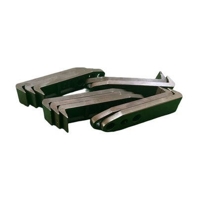 70mm X 16 X 5mm Brauner Stahlgreifer mit 6mm Mittelloch für Offsetdruck