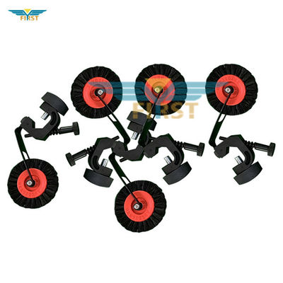 Heidelberg Black Wheel Bürstenunterstützung mit Schweinehaar und Eisenmaterial für Druckmaschinenteile OEM verfügbar