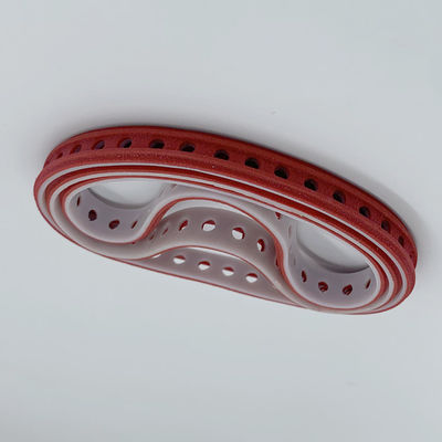 Rot PVC-Sauggürtel unterschiedlicher Dicke für HD-Ölfestes rotes Gummigürtel