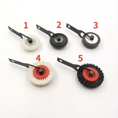 Schwarzfarbiges Gummirad HD Druckmaschine Rad Stützteile Heidelberg