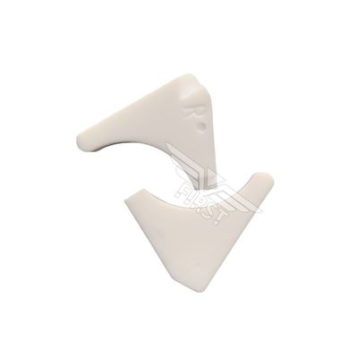 Weißfarbige Platte Heidelberg Maschinenteile Endblockplatte Teile