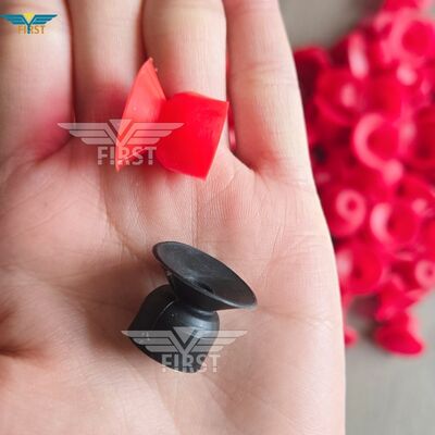 Hochwertiger Martini-Sauger in schwarz-roter Farbe für Müller-Martini-Teile.