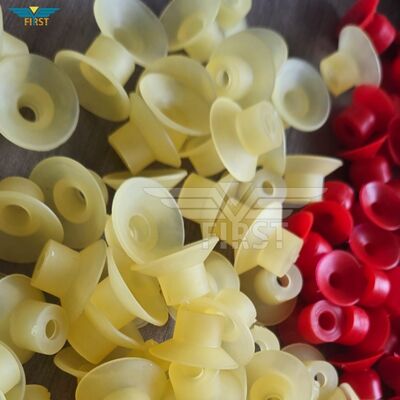 Hochwertiger Martini-Sauger in gelb-roter Farbe für Müller-Martini-Teile.