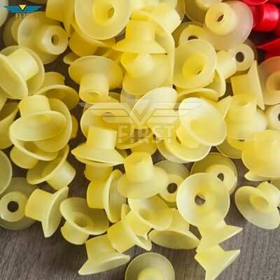 Hochwertiger Martini-Sauger in gelb-roter Farbe für Müller-Martini-Teile.