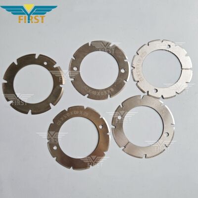 Heidelberg-Stahl Falzmaschinen-Schneidklingen aus Weißstahl – U-förmige und V-förmige Optionen für Verschleißfestigkeit