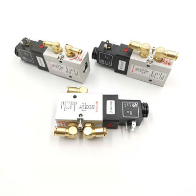 Lichtweißes Aluminium/Kupfer-Solenoidventil 100% Prüfung für Heidelberg SM02 CD102 Offset-Druckerteile bestanden