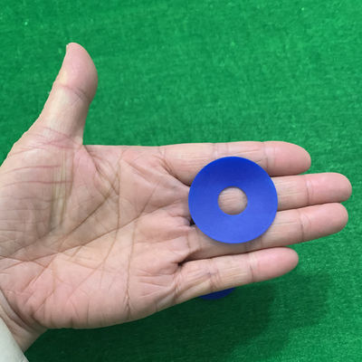 38 x 15 x 0.8mm der flache Gummisauger-sortiert blaue Farbnorm Formen