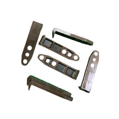 70mm X 16 X 5mm Brauner Stahlgreifer mit 6mm Mittelloch für Offsetdruck