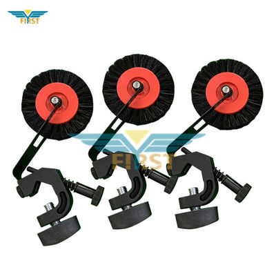 Heidelberg Black Wheel Bürstenunterstützung mit Schweinehaar und Eisenmaterial für Druckmaschinenteile OEM verfügbar
