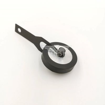 Schwarze Farbe Eisen/Kautschuk Material Kautschukrad für HD-Druckmaschine mit langer Lebensdauer
